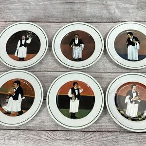 Williams-Sonoma Guy Buffet “Sommelier” Salad Dessert Plates Set of Six